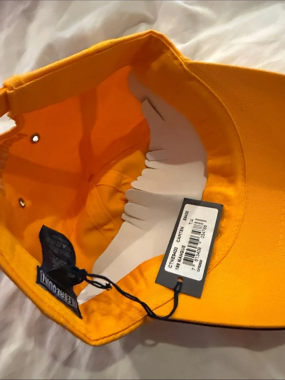 Vilebrequin Yellow Orange Mango color  Baseball Cap